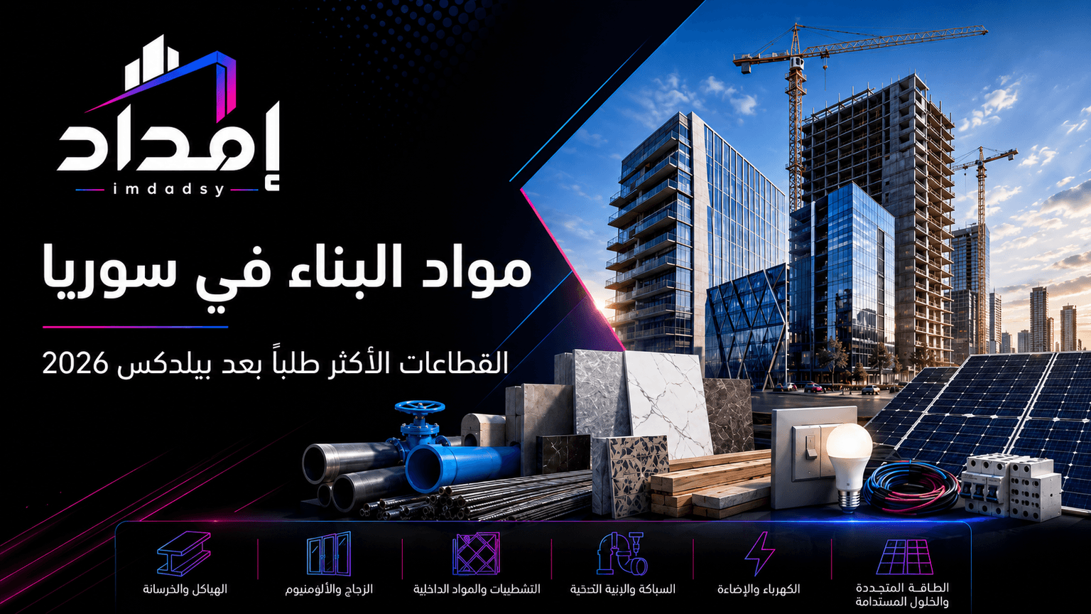 Building Materials in Syria: The Most In-Demand Sectors After Buildex