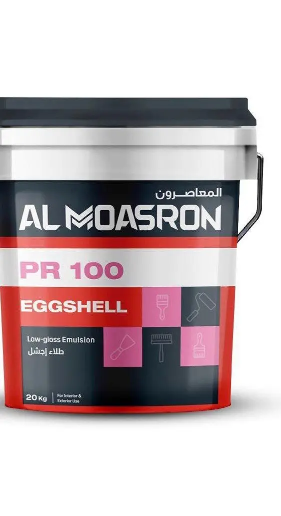 "إيج شيل" نصف لمعة عالي الجودة من شركة المعاصرون بوزن (25كغ) - (EGGSHELL PR 100). - موسسة حلول لمواد البناء والتعهدات - بيت سحم, ريف دمشق